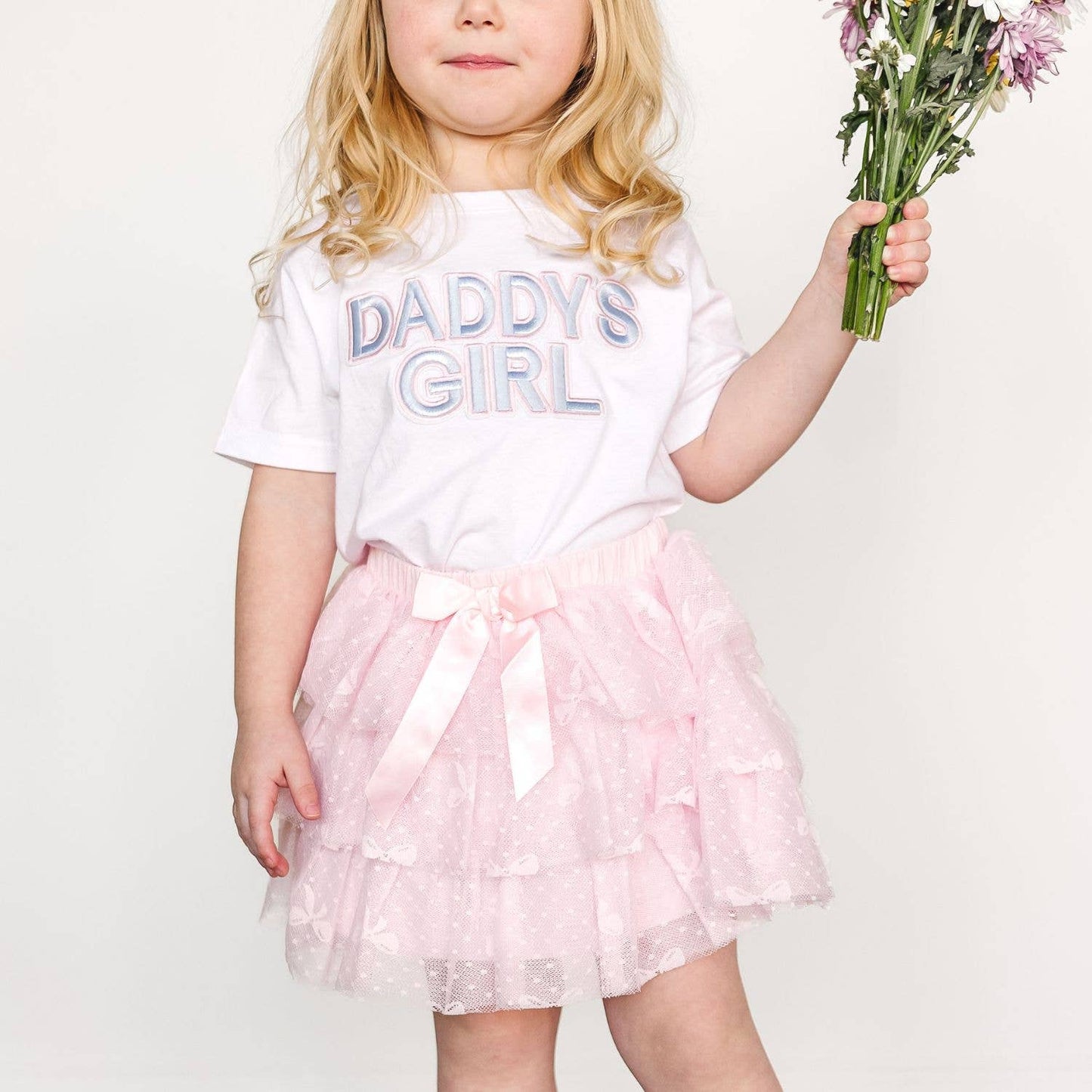 Sweet Wink Daddy's Girl Patch Short Sleeve T-Shirt - Father's Day