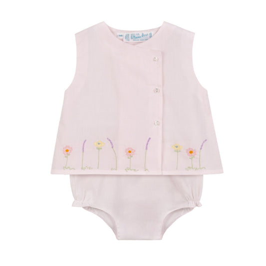 Feltman Brothers 834 Pink Garden Diaper Set