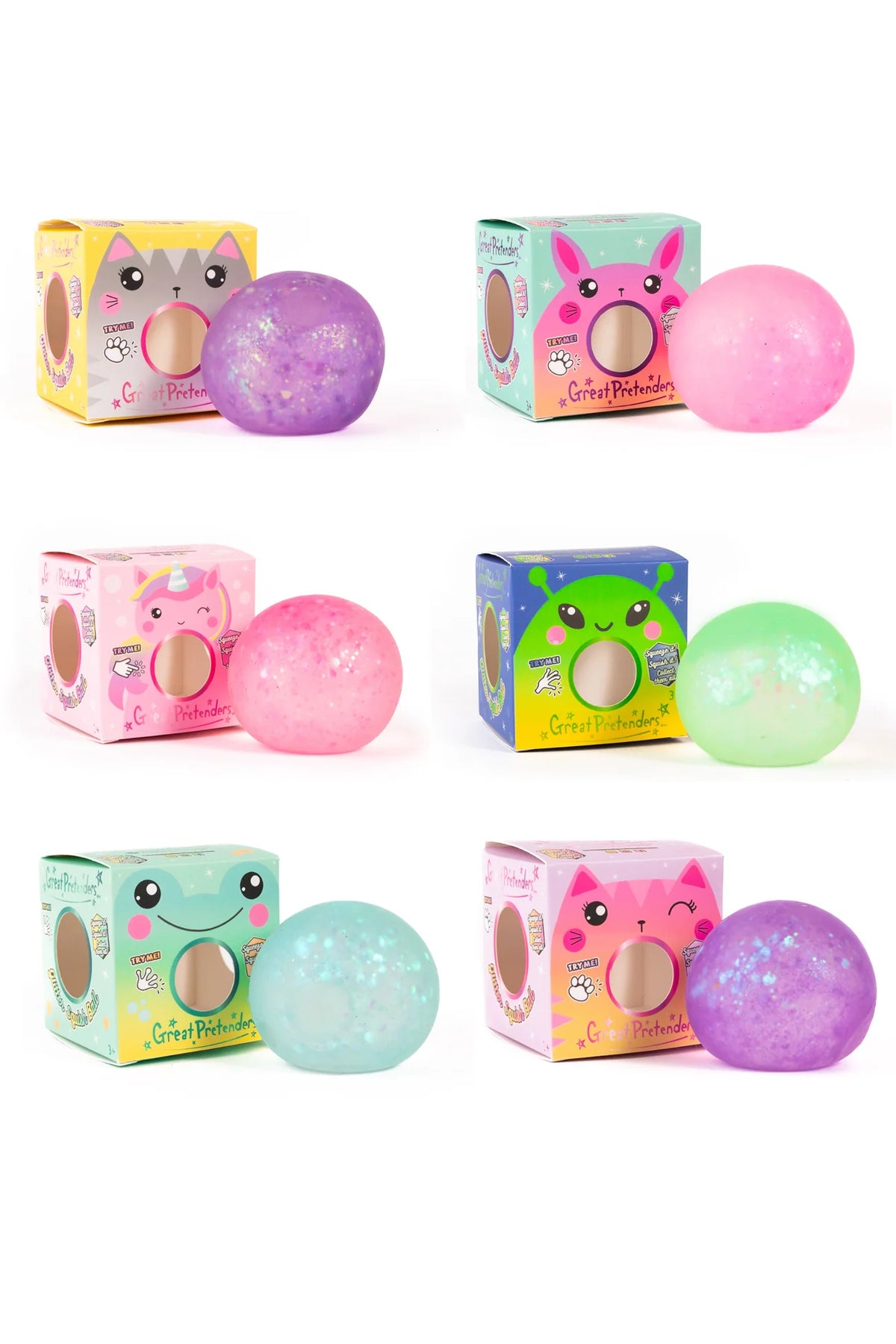 Great Pretenders Glitterally Amazing Squishy Balls