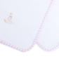 Magnolia Baby Silly Goose Burp Cloth - Pink