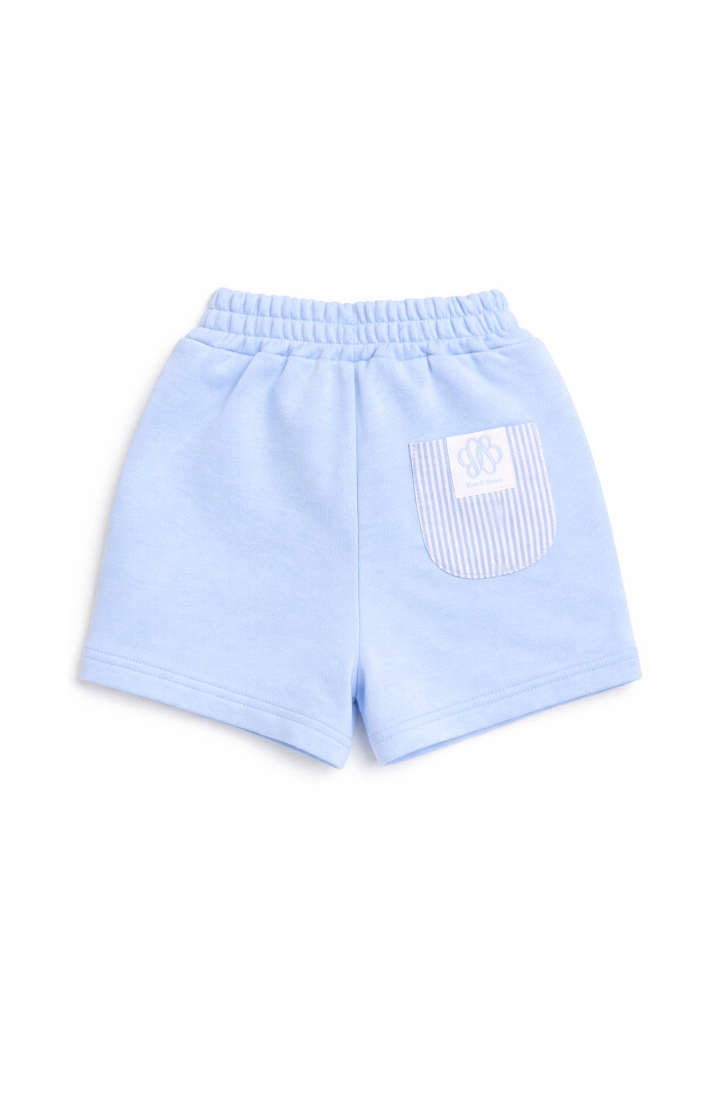 Bits and Bows The Seersucker Pocket Short - Blue