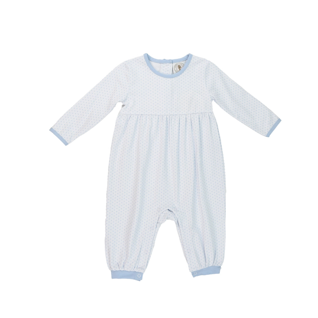 Cypress Row Blue Dot Parker PlaySuit