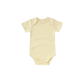Lukas James Classic Short Sleeve Bodysuit--Buttercream
