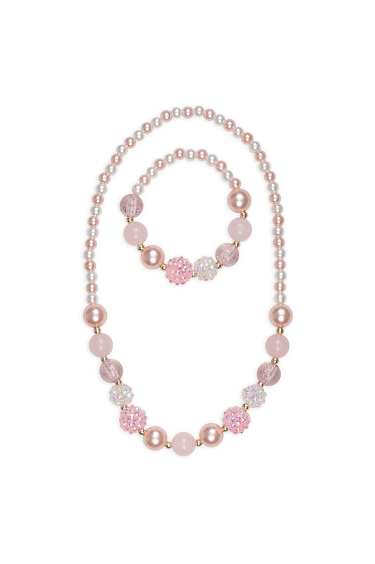Great Pretenders Pinky Pearl Necklace and Bracelet Set, 2 Pc. Set