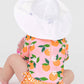 Rufflebutts Kids White Sun Protective Hat