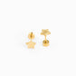 Pip Pop Post Beaded Star Stud Earrings - Hypoallergenic, Flat Back, Girl