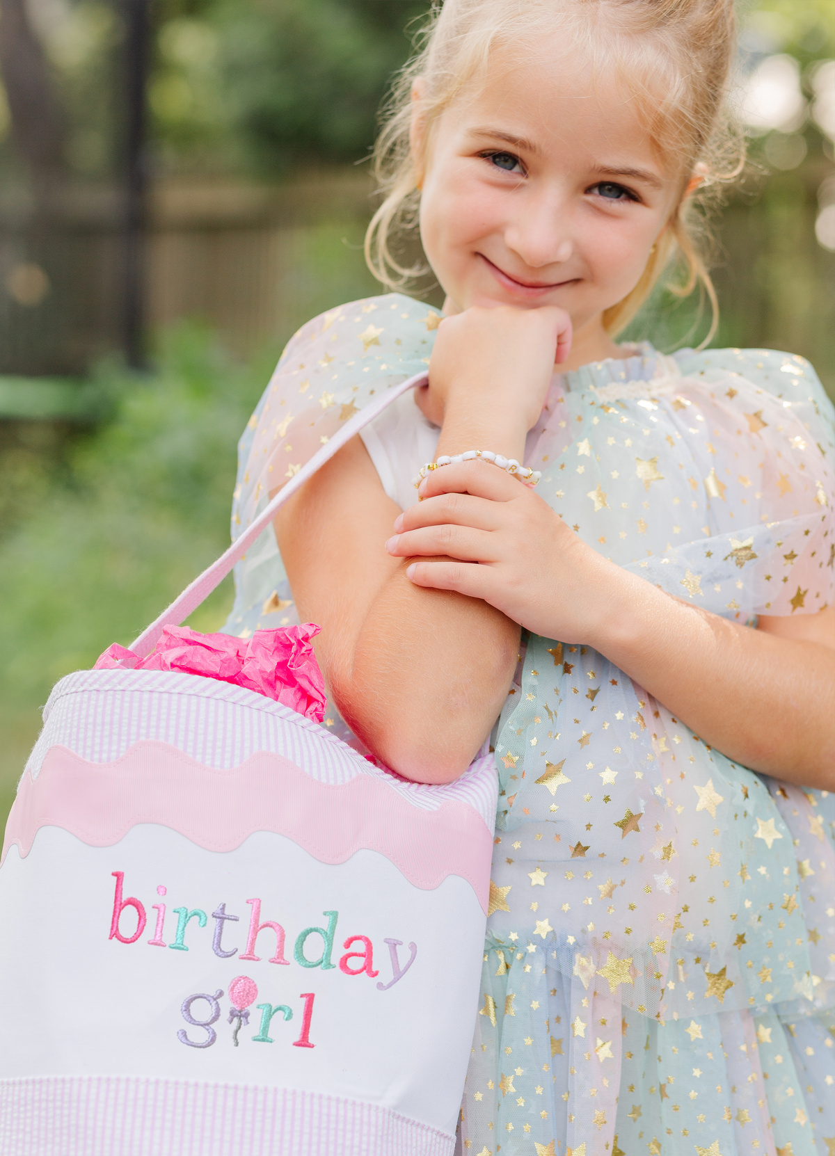 Bits and Bows Birthday Girl Gift & Toy Tote