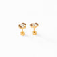 Pip Pop Post Dog Stud Earrings - Hypoallergenic, Flat Back, Girl Gift