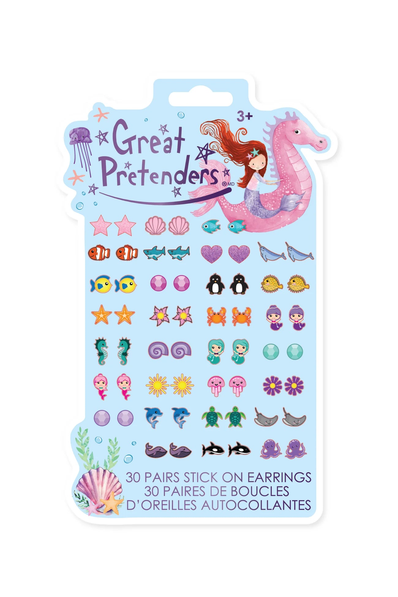 Great Pretenders Mermaid Sticker Earrings