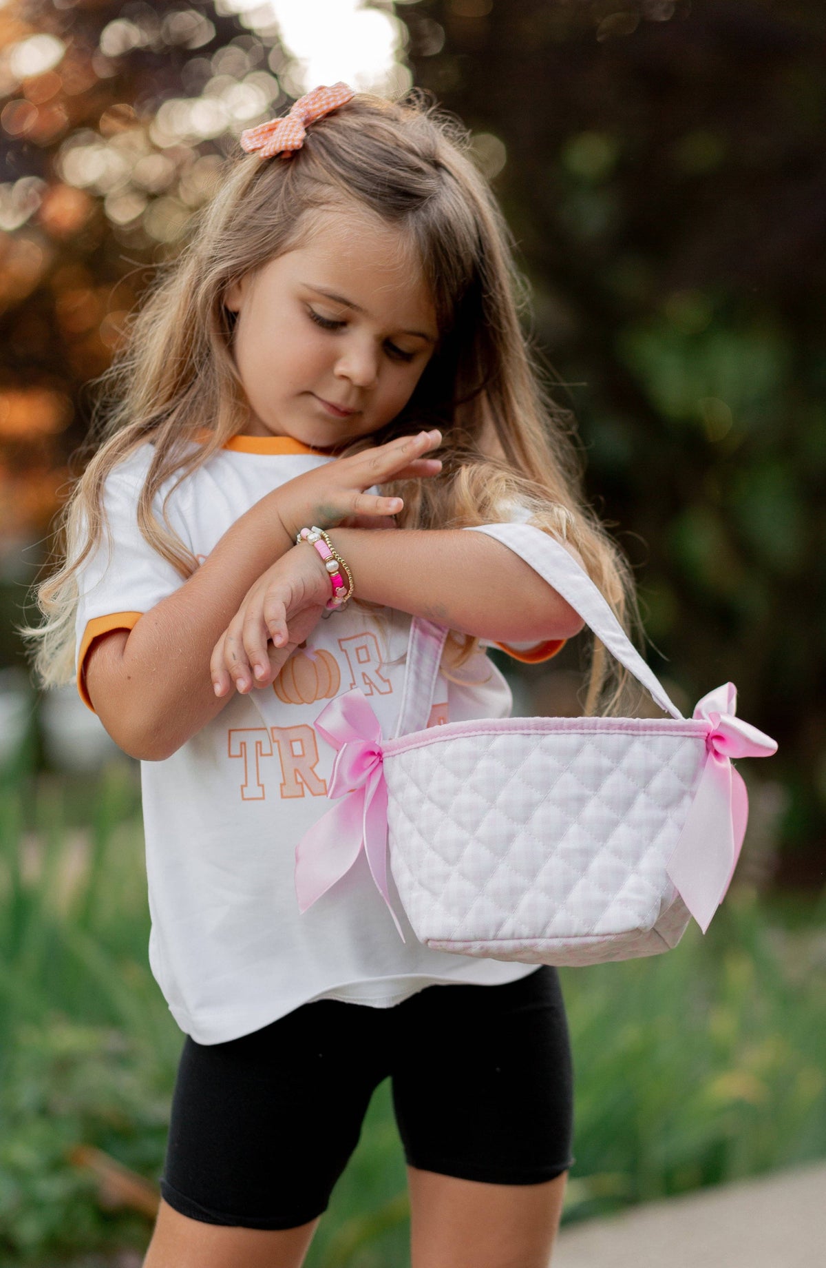 Bits and Bows Petite Pumpkin Tote