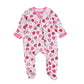 Magnolia Baby Sweetheart Pops Ruffle Zip Footie
