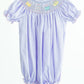 Ruth and Ralph Birthday Girl Smocked Birdie Bubble