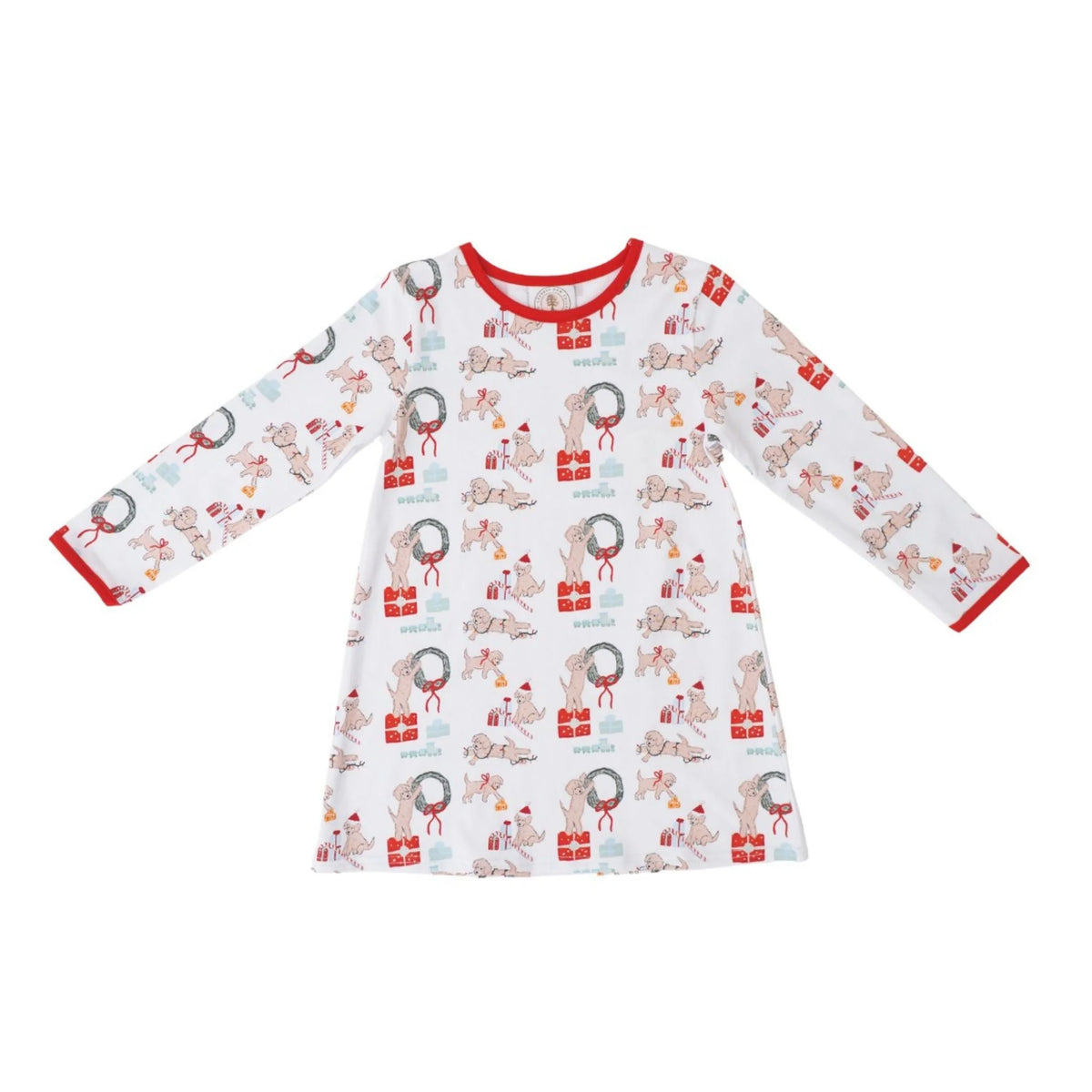 Cypress Row Santa Paws Susie Swing Dress
