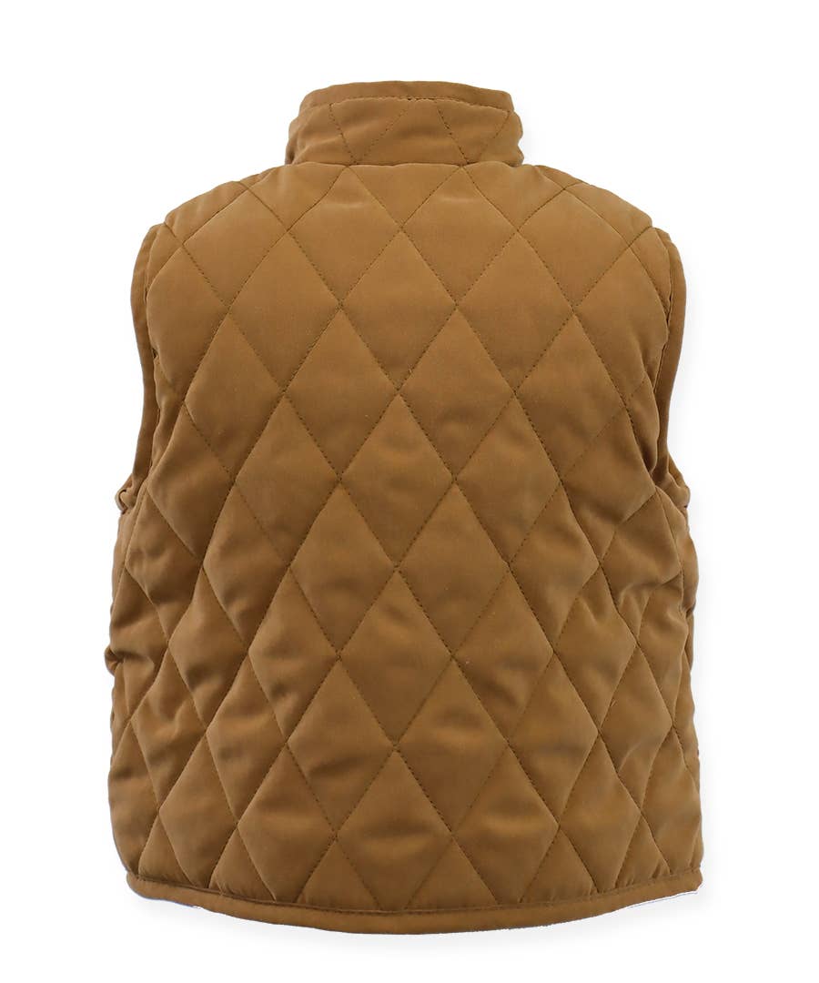 Widgeon Tan Fall Barn Vest – Oak and Ivy Children's Boutique