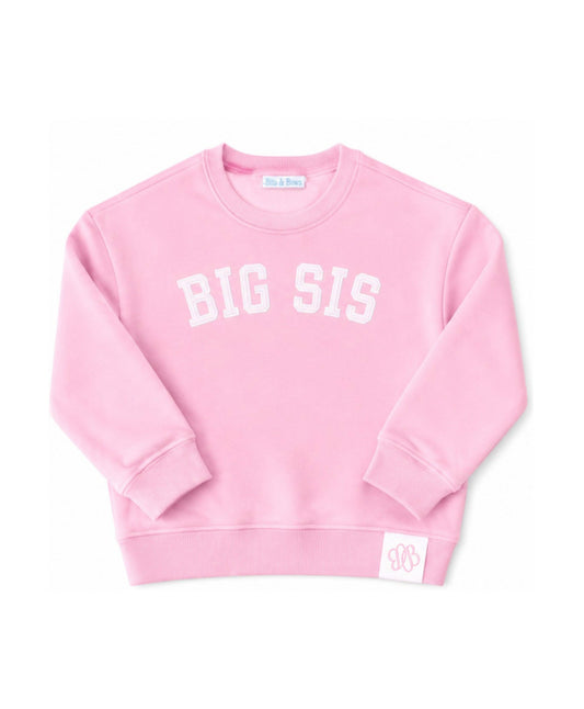 Bits and Bows Big Sister Pink Sweatshirt