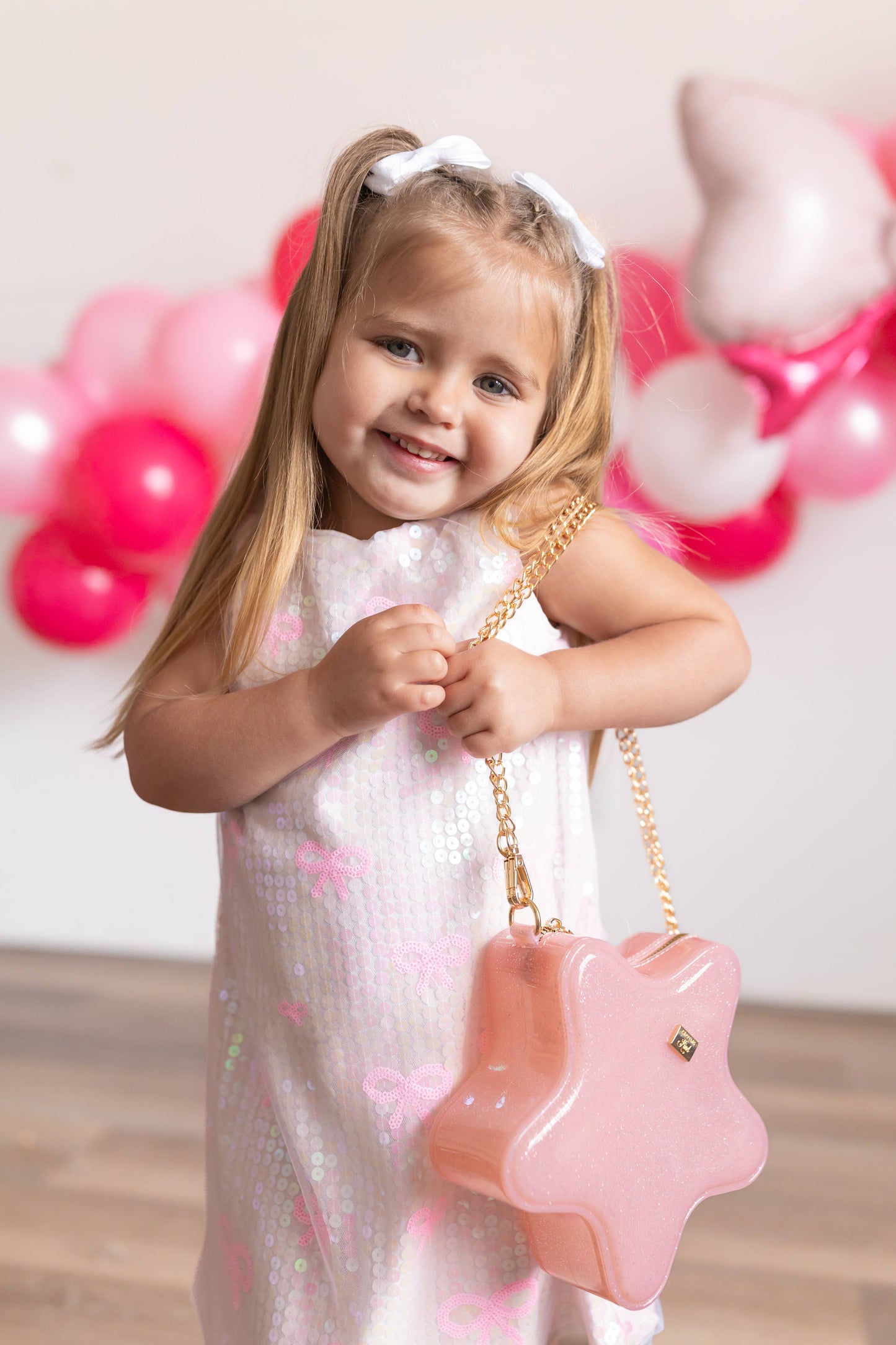 Carrying Kind Taylor: Jelly Star Hot Pink Sparkle Purse