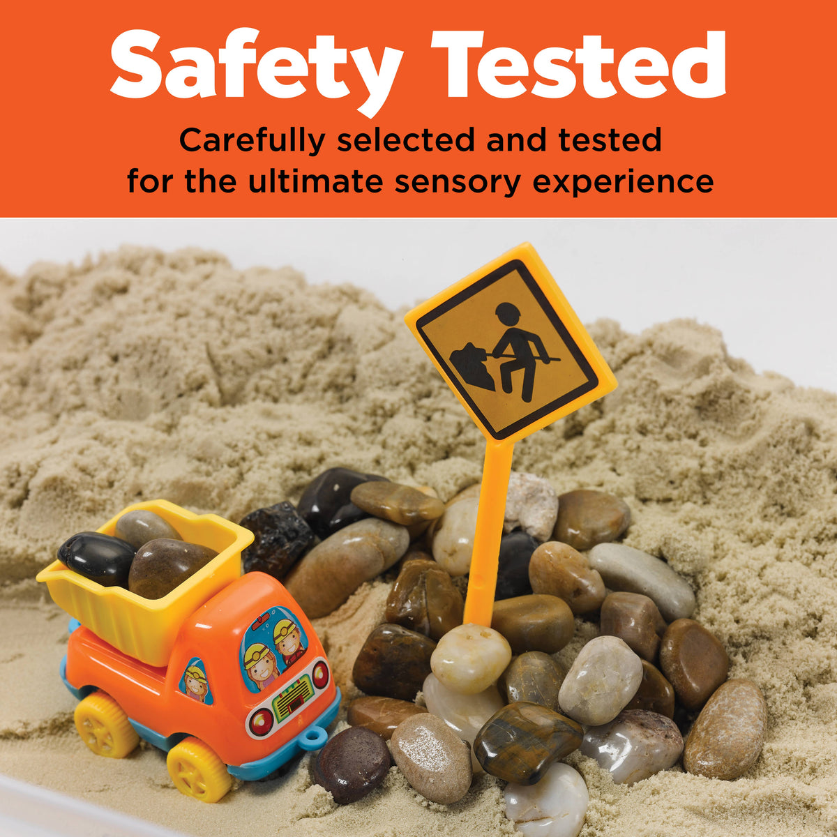 Faber-Castell Sensory Bin Construction Zone Activity Bin for Kids