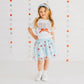 Sweet Wink USA Stars & Bow Patch Short Sleeve T-Shirt - Fourth of July