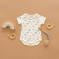 Magnolia Baby Whale Tales Lap Bodysuit - Ivory