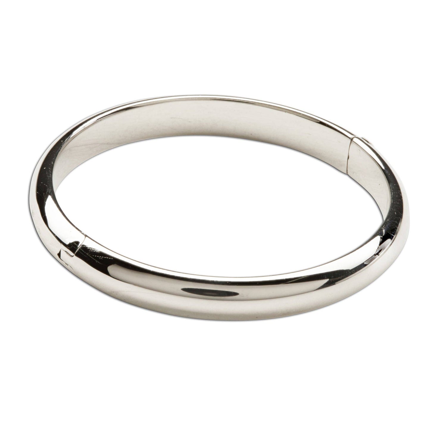 Classic Silver Bangle Bracelets for Babies, Kids or Women