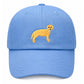 Bits and Bows Golden Retriever Dog Baseball Hat