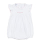 Magnolia Baby Juliette's Classics Bubble--White with Pink Flowers