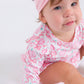 Rufflebutts Fairytale Pumpkins Knit Long Sleeve Flutter Bubble Romper