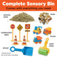 Faber-Castell Sensory Bin Construction Zone Activity Bin for Kids