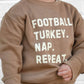 Sweet Wink Football Turkey Nap Repeat Thanksgiving Kids Sweatshirt Boys