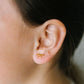 Pip Pop Post Bow Stud Earrings - Hypoallergenic, Flat Back, Girl Gift