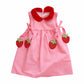 City Beautiful Strawberry Side Tag Dress