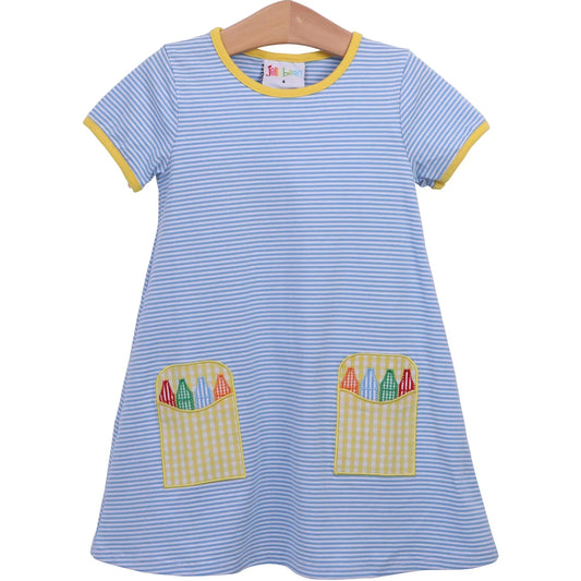 Jellybean Crayon Pocket Dress