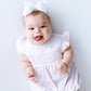 Magnolia Baby Julia Smocked Bubble - Pink