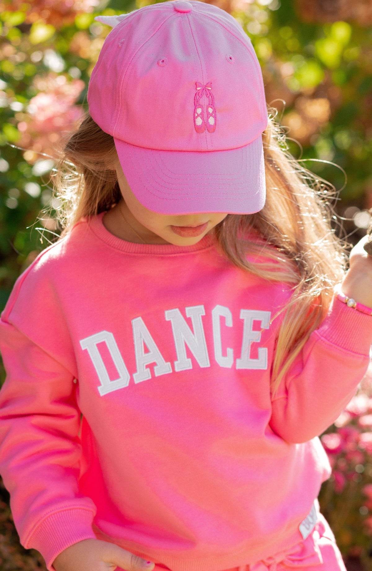 Bits and Bows Ballet Slippers Bow Baseball Hat