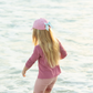 Bits and Bows Pink Mermaid Bow Baseball Hat