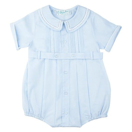  Feltman Brothers Boys Blue Ric-Rac Button Belt Creeper