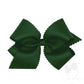 Wee Ones King Bow with Scallop Edge--Forest Green