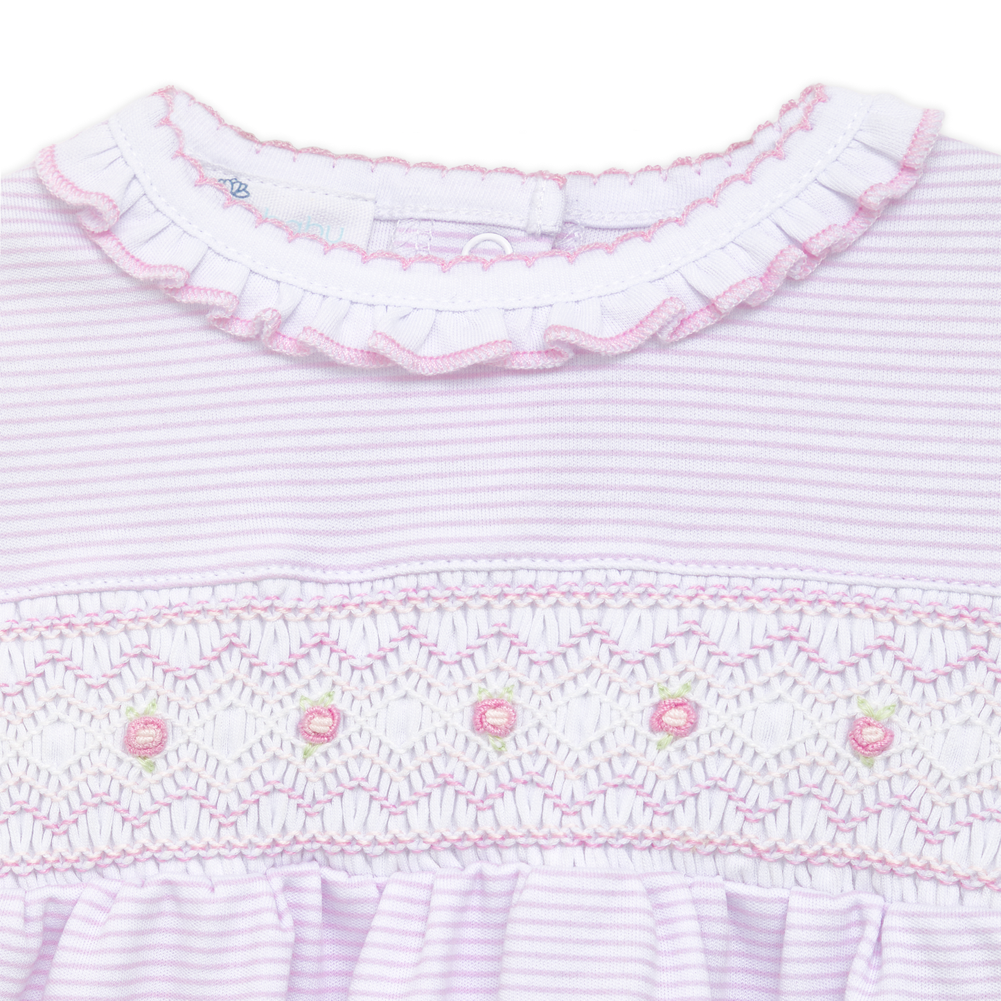 Magnolia Baby Julia Smocked Bubble - Pink