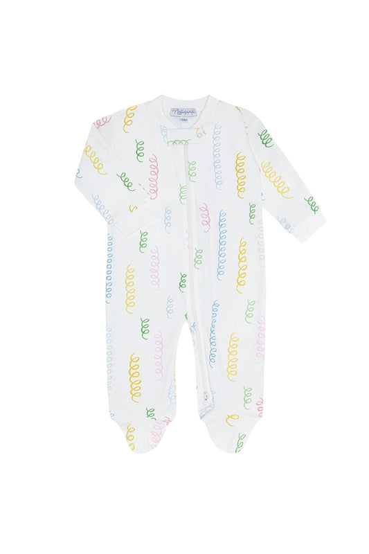 Nellapima Spirals Print Zipper Footie