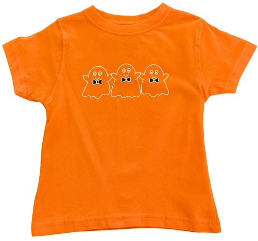 Mustard and Ketchup Short Sleeve Orange Ghost T-Shirt