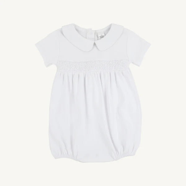 Beaufort Bonnet Short Sleeve Banbury Bubble--Worth Avenue White