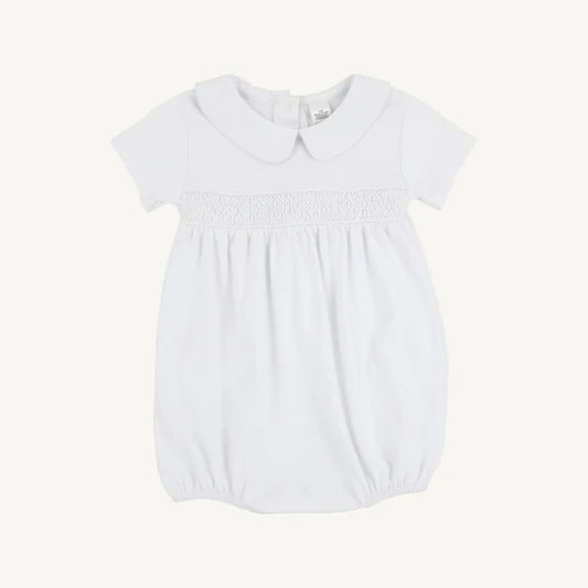 Beaufort Bonnet Short Sleeve Banbury Bubble--Worth Avenue White