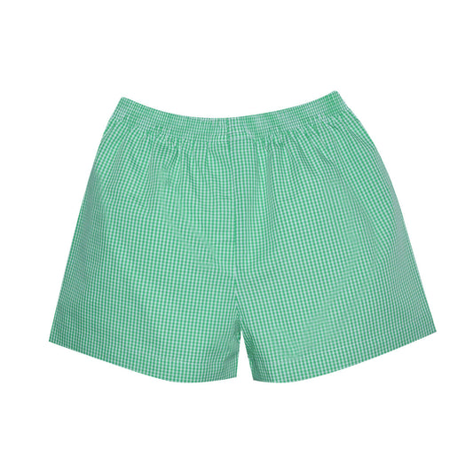 Remember Nguyen Kelly Green Gingham Bennett Short