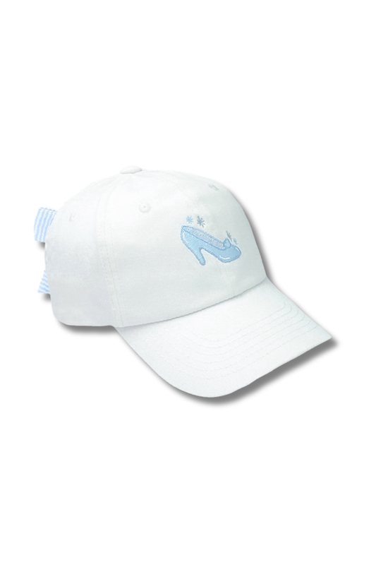 Bits and Bows Glass Slipper Bow Baseball Hat