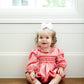 Ruth and Ralph Festive Red and Green Smocked Bridget Bubble