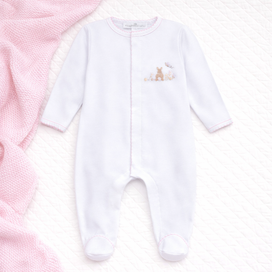 Magnolia Baby Bunny's Basket Footie - Pink