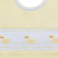 Magnolia Baby Little Ducklings Classics Smocked Bib - Yellow