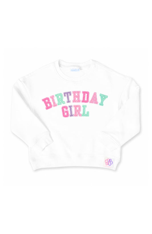 Bits and Bows Birthday Girl Sweatshirt