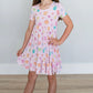 Sweet Bay Clothing Pink Pumpkin Ruffle Twirl Gown
