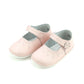 L'Amour Shoes Mia Scalloped Leather Mary Jane (Baby)